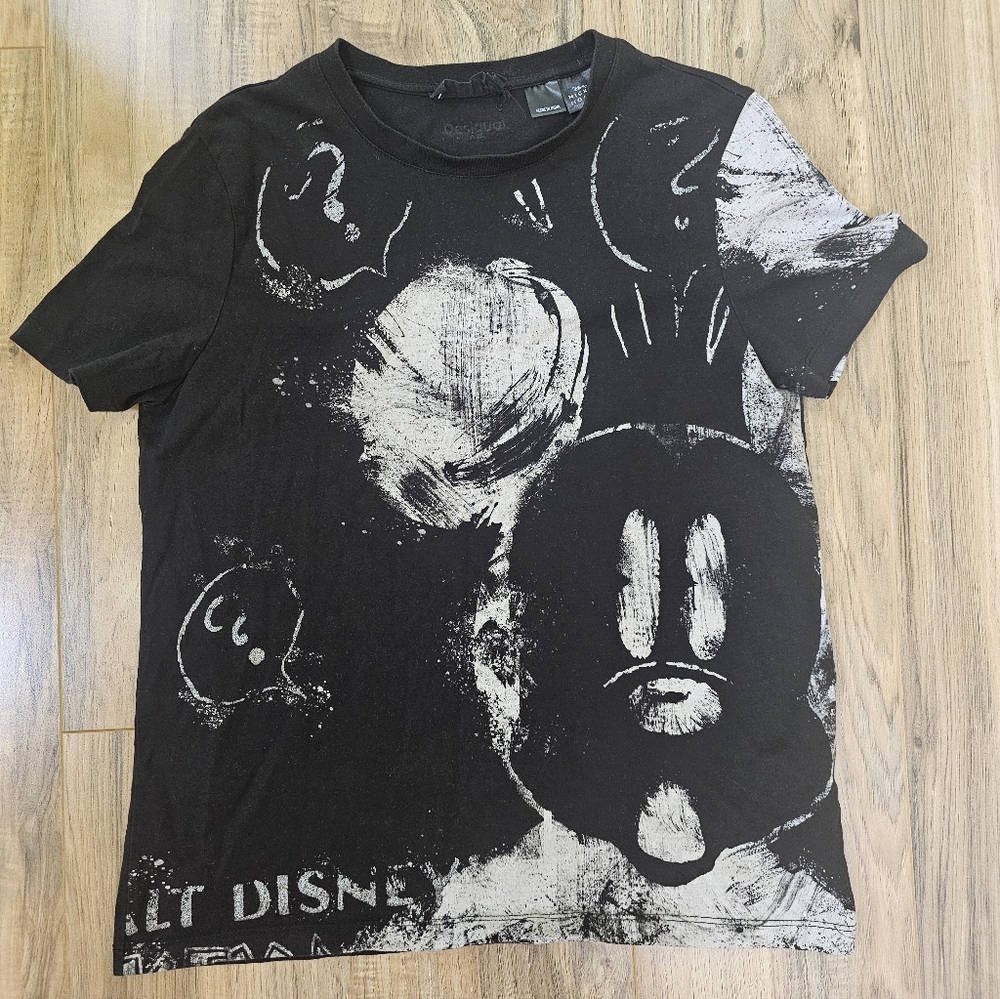 DESIGUAL 100% COTTON MICKEY MOUSE T-SHIRT
